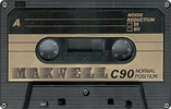 Compact Cassette Makwell 90 Type I Normal 1980 Worldwide