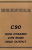 Compact Cassette Makwell 90 Type I Normal 1980 Worldwide