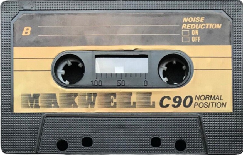 Compact Cassette: Unknown Makwell -  90