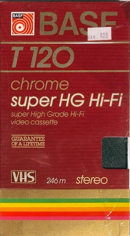 VHS, Video Home System: BASF  - Super HG Hi-Fi 120