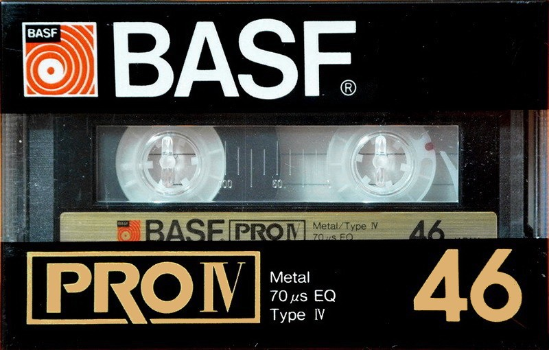 Compact Cassette BASF PRO 46 "PRO IV" Type IV Metal 1982 Japan