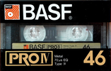 Compact Cassette BASF PRO 46 "PRO IV" Type IV Metal 1982 Japan