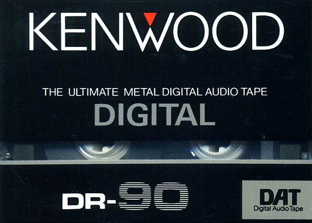 Digital Audio Tape Kenwood 90 "DR" Type IV Metal 1987 Japan