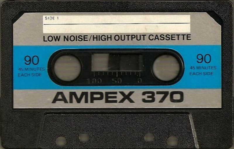 Compact Cassette Ampex 370 90 Type I Normal 1974 USA