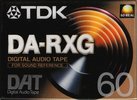 Digital Audio Tape TDK DA-RXG 60 "DA-RXG60EC" Type IV Metal 1996 Europe