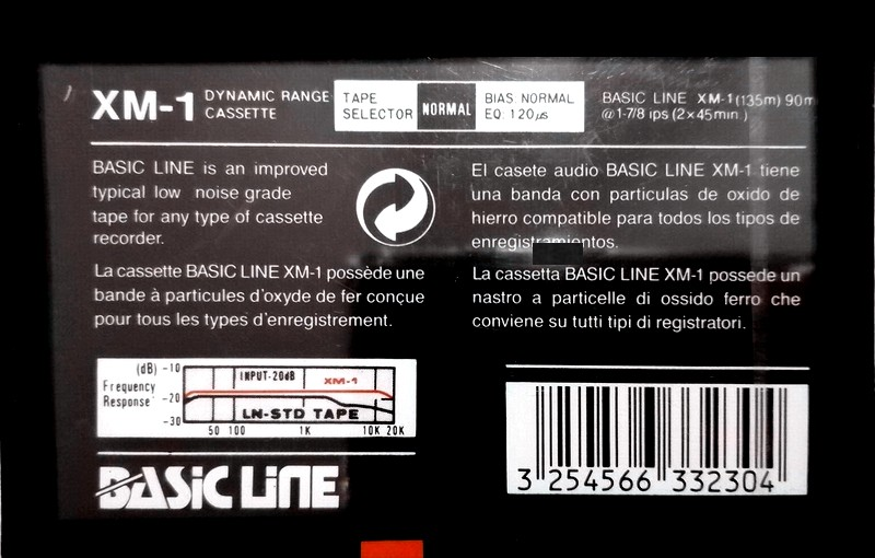 Compact Cassette:  Basic Line - XM-1 90