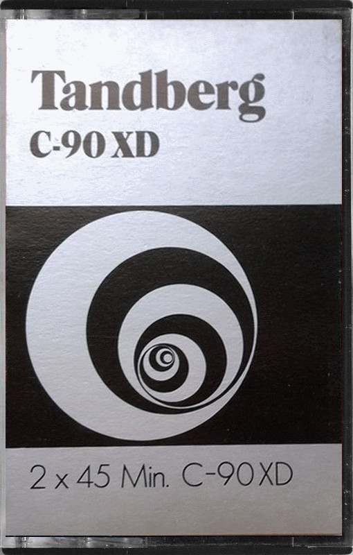 Compact Cassette Tandberg 90 "C-90XD" Type II Chrome 1975 Worldwide