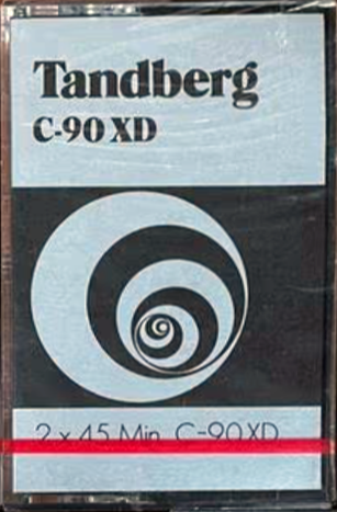 Compact Cassette Tandberg 90 "C-90XD" Type II Chrome 1975 Worldwide