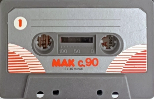 Compact Cassette MAK 90 Type I Normal 1982 Italy