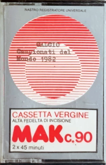 Compact Cassette MAK 90 Type I Normal 1982 Italy