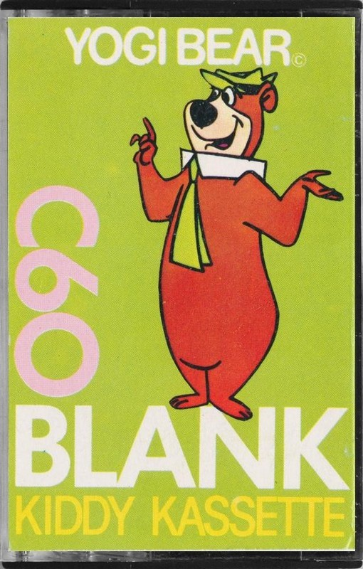 Compact Cassette Kiddy Kassette 60 "Yogi Bear" Type I Normal Hong Kong