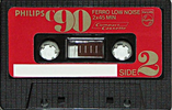 Compact Cassette Philips Ferro 90 Type I Normal 1977 Hong Kong