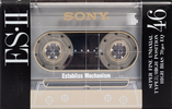 Compact Cassette Sony ES-II 46 "C-46ES2" Type II Chrome 1991 Japan