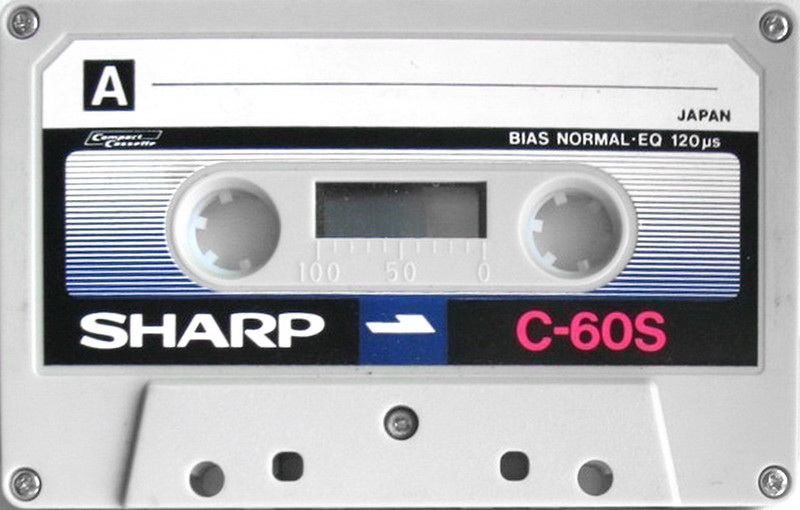 Compact Cassette Sharp S 60 Type I Normal 1979 Worldwide