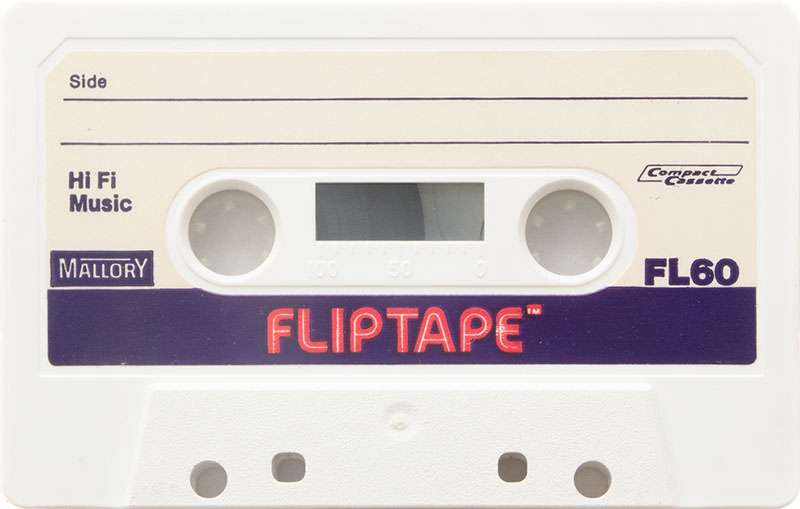 Compact Cassette Mallory FL 60 "Fliptape" Type I Normal USA