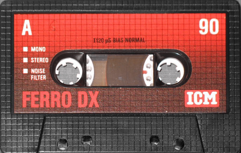 Compact Cassette ICM Ferro DX 90 Type I Normal 1979 Europe