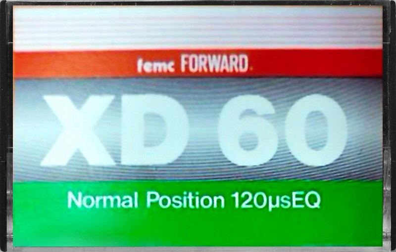 Compact Cassette:  Forward - XD 60