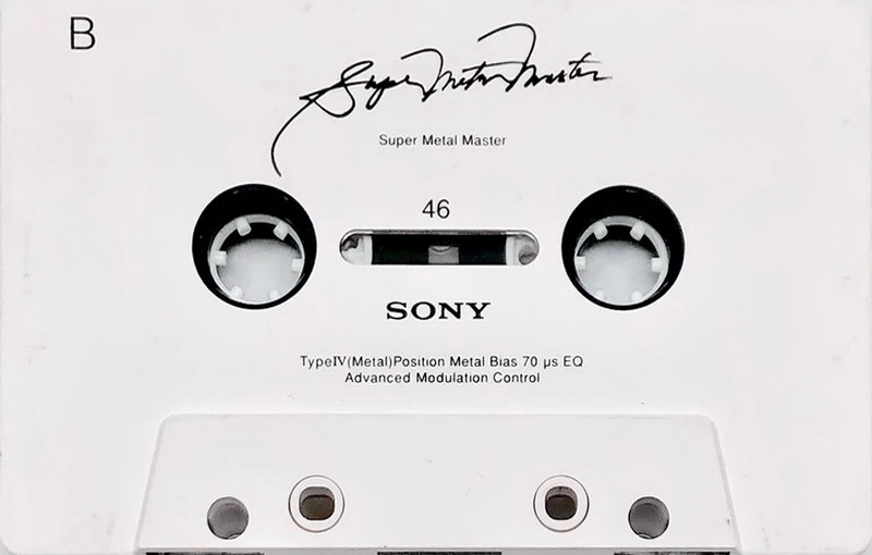 Compact Cassette: Sony  - Super Metal Master 46