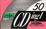 Compact Cassette TDK CDing 1 50 "CDING1-50R" Type I Normal 1992 Japan