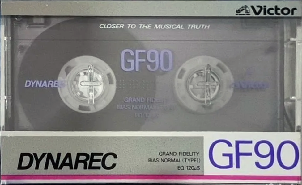 Compact Cassette Victor Dynarec GF 90 Type I Normal 1985 Japan