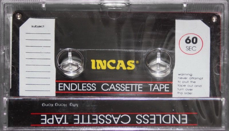 Compact Cassette Incas 1 Type I Normal Hong Kong