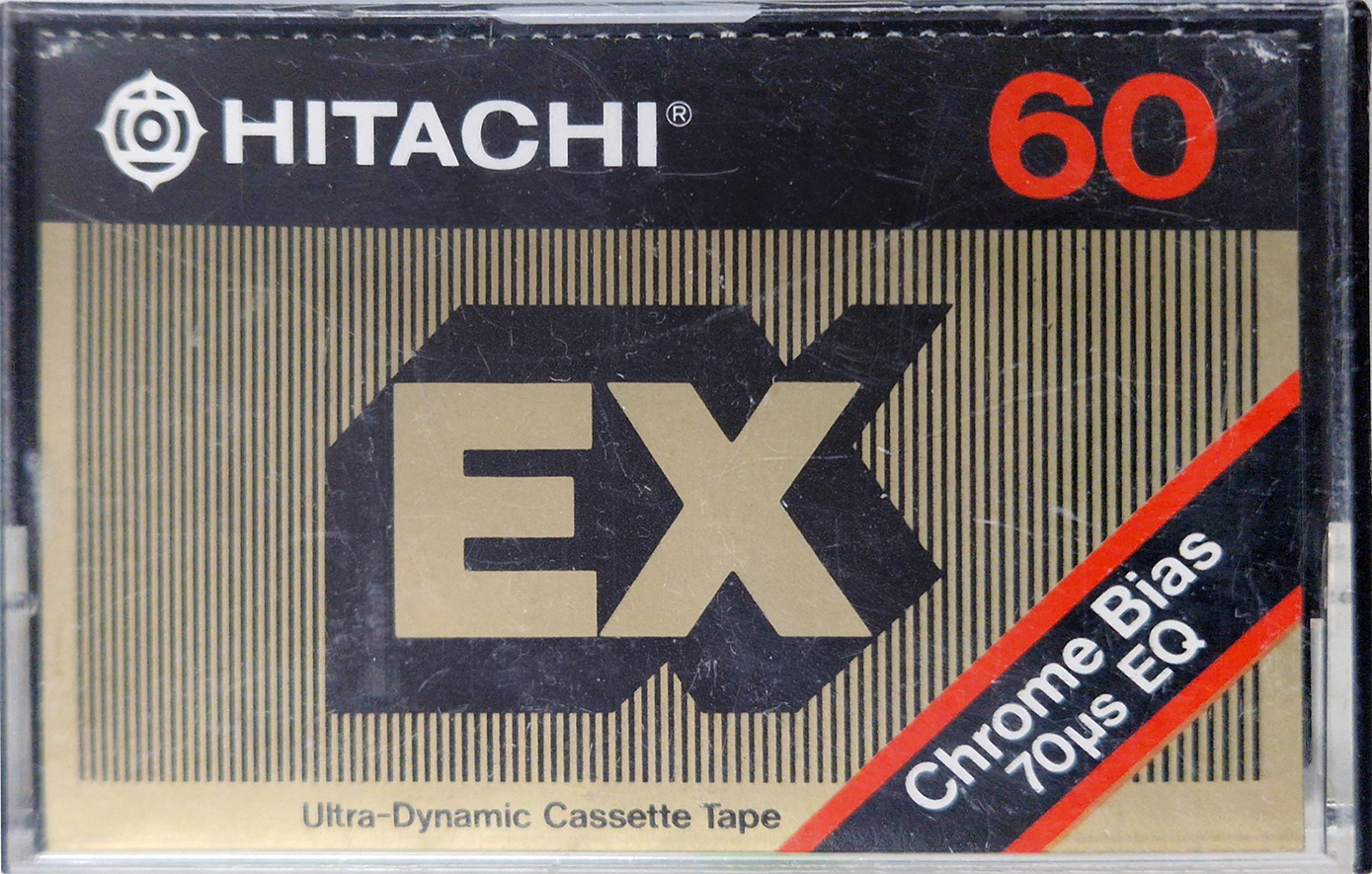 Compact Cassette Hitachi EX 60 Type II Chrome 1981 Europe