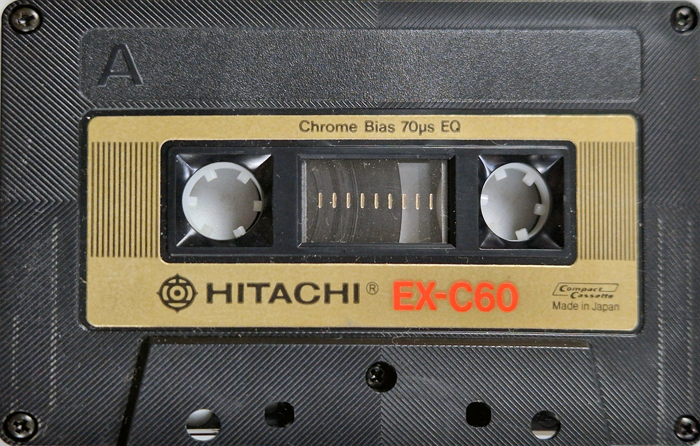 Compact Cassette Hitachi EX 60 Type II Chrome 1981 Europe