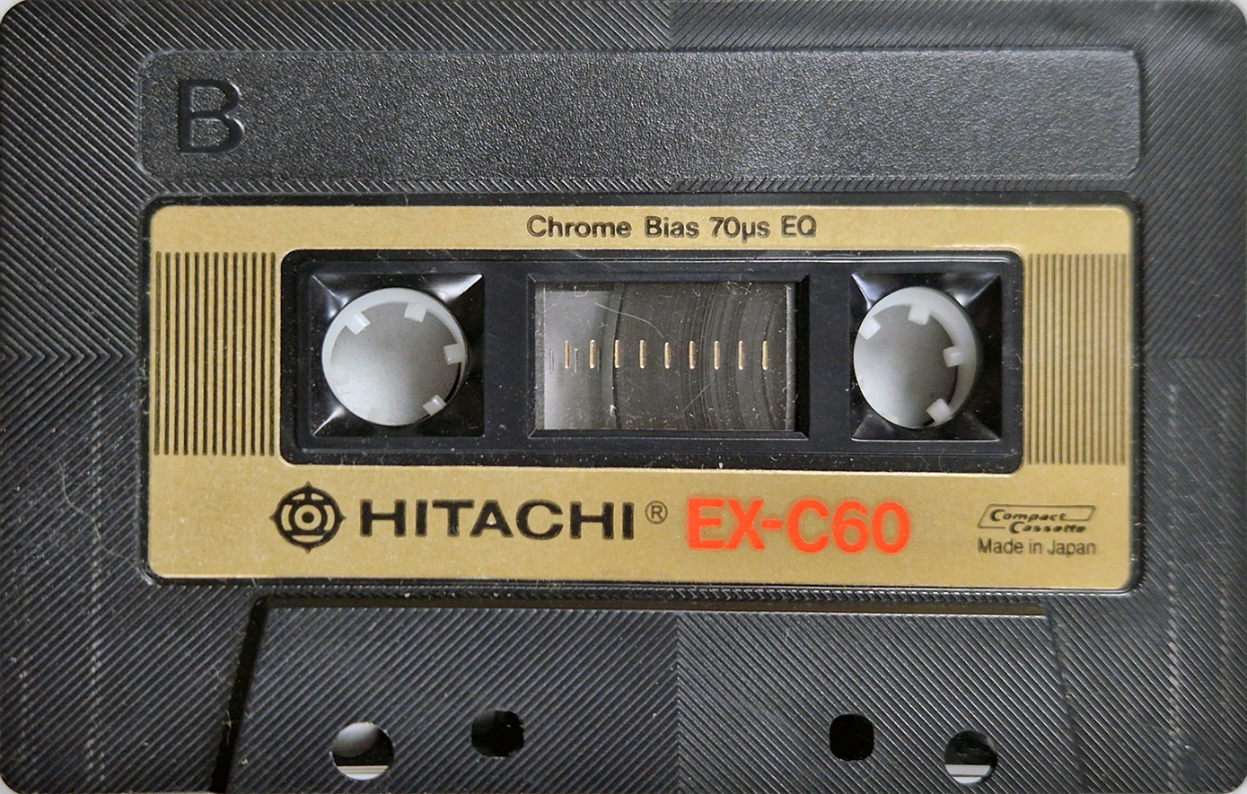 Compact Cassette Hitachi EX 60 Type II Chrome 1981 Europe
