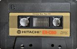 Compact Cassette Hitachi EX 60 Type II Chrome 1981 Europe