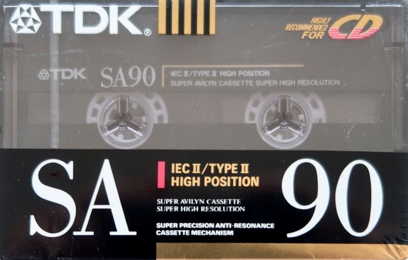 Compact Cassette: TDK  - SA 90