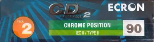 2 pack Ecron 90 "CD concept 2" Type II Chrome Spain
