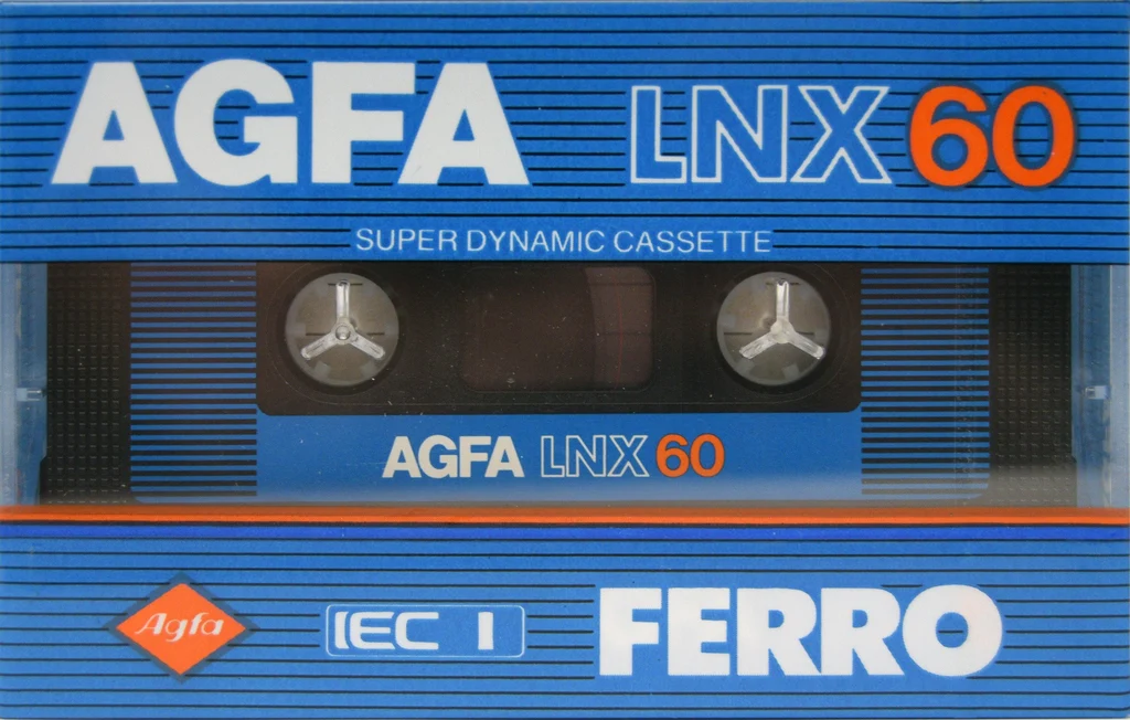 Compact Cassette AGFA LNX 60 Type I Normal 1986 Europe