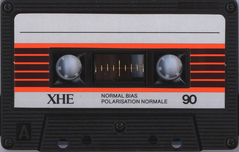 Compact Cassette Audio Magnetics XHE 90 Type I Normal 1982 Canada