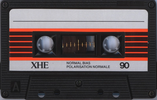 Compact Cassette Audio Magnetics XHE 90 Type I Normal 1982 Canada