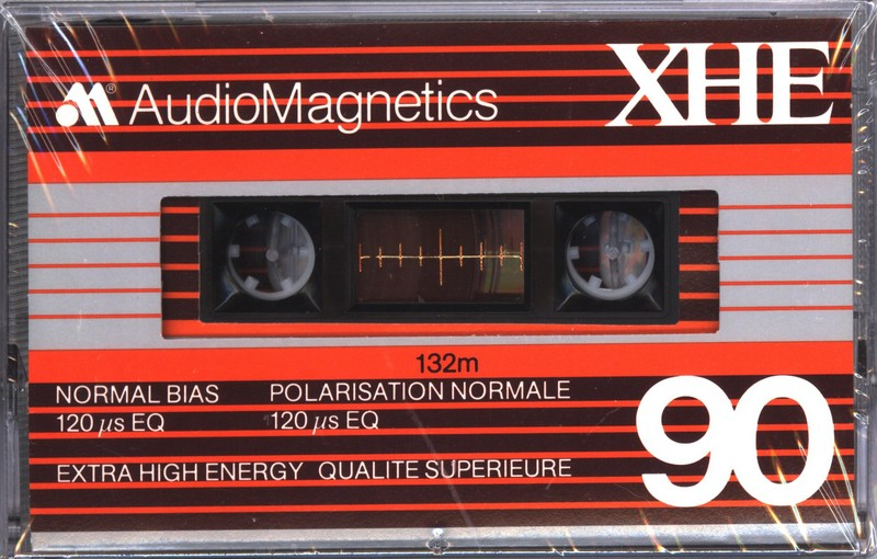 Compact Cassette:  Audio Magnetics - XHE 90