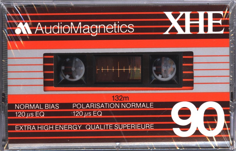 Compact Cassette Audio Magnetics XHE 90 Type I Normal 1982 Canada