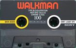 Compact Cassette Sony Walkman 100 Type II Chrome 1988 Europe