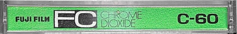 Compact Cassette Fuji Film FC 60 Type II Chrome 1971 Japan