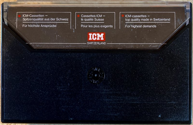 Compact Cassette ICM HIFI Super Ferro 90 Type I Normal 1978 Europe