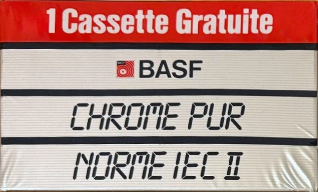 4 pack BASF Chromdioxid Extra II 90 "CR-E II" Type II Chrome 1985 France