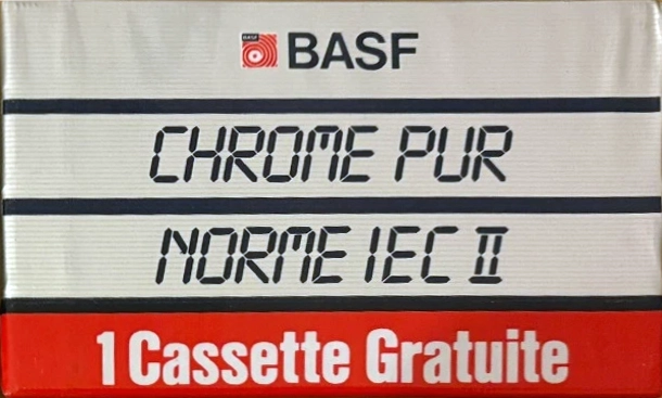 4 pack BASF Chromdioxid Extra II 90 "CR-E II" Type II Chrome 1985 France