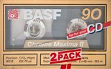 2 pack BASF Chrome Maxima II 90 Type II Chrome 1990 Europe