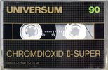 Compact Cassette Universum Super 90 Type II Chrome 1984 Europe