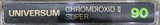 Compact Cassette Universum Super 90 Type II Chrome 1984 Europe