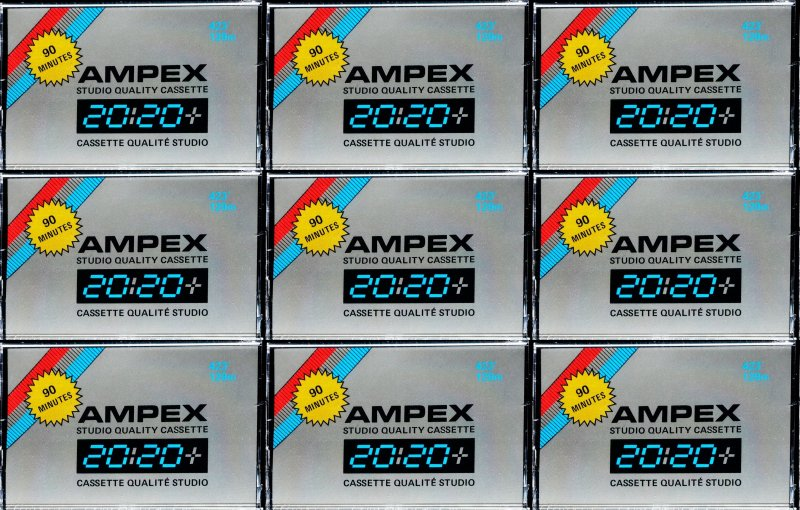Compact Cassette Ampex 2020+ 90 Type I Normal 1978 Canada