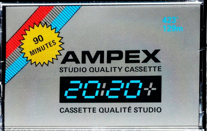 Compact Cassette:  Ampex - 2020+ 90