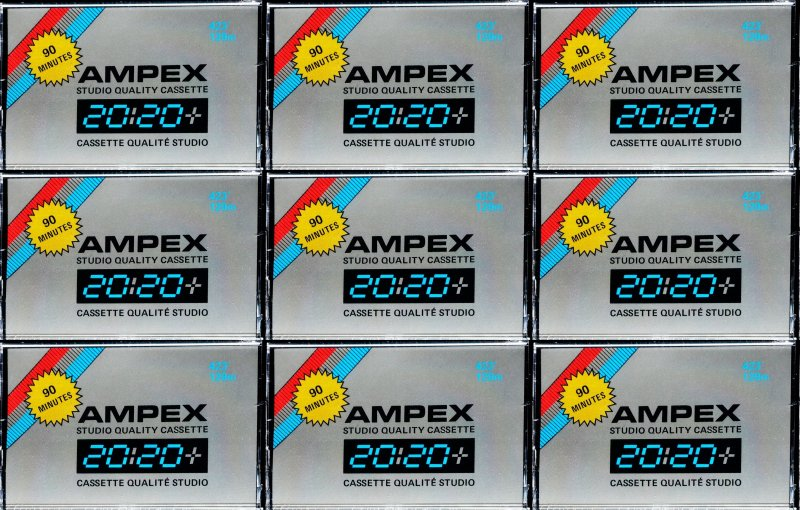 Compact Cassette:  Ampex - 2020+ 90