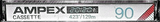 Compact Cassette Ampex 2020+ 90 Type I Normal 1978 Canada