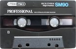 Compact Cassette TDK PRO SM 90 "SM90" Type II Chrome 1997 North America