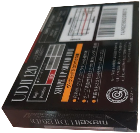Compact Cassette Maxell UDII / UD2 120 Type II Chrome 1989 Japan